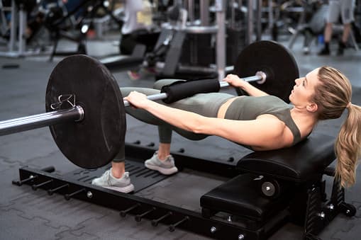 Hip thrust barbell